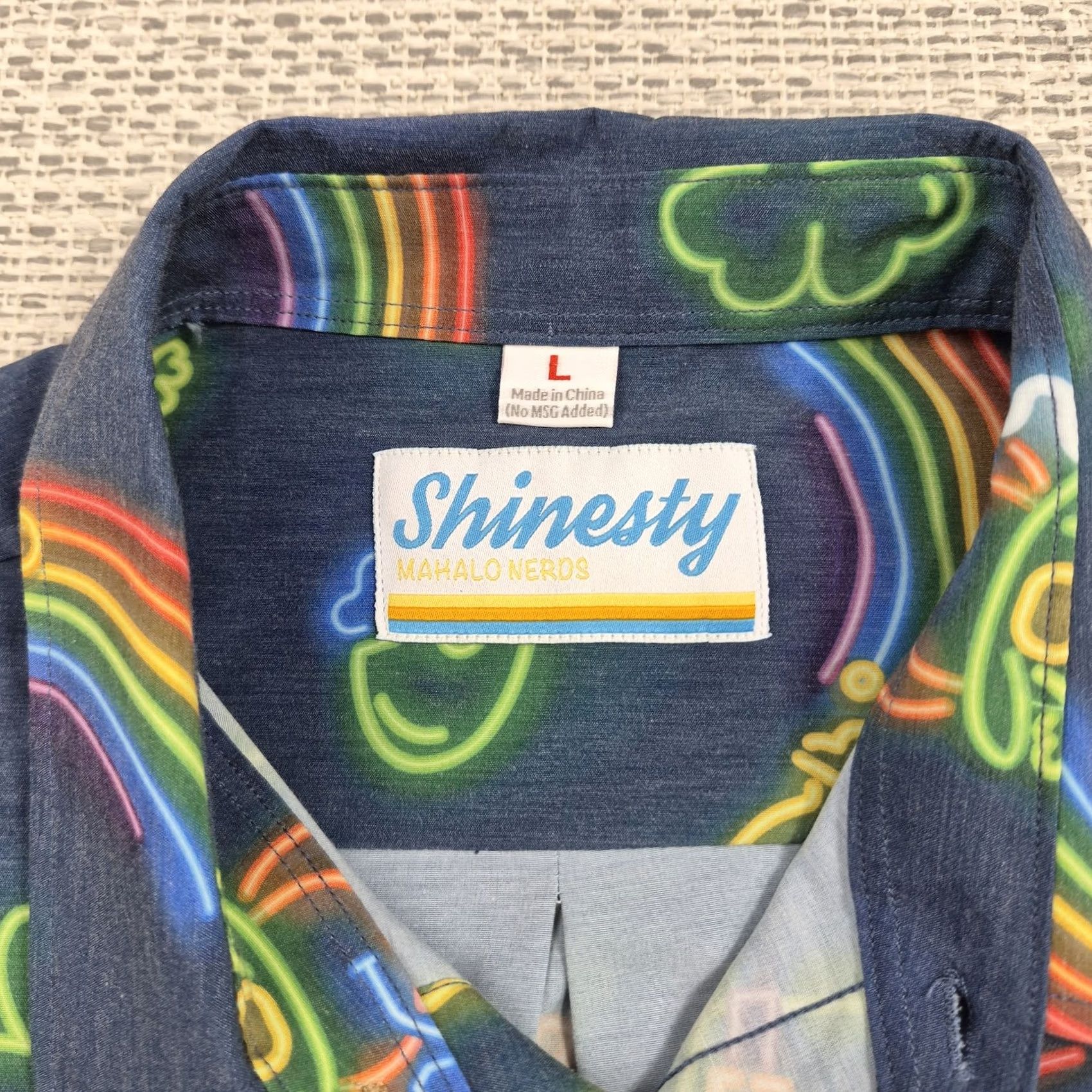 Vintage Shinesty Button Up Shirt Mens Large St Patricks Day Short Sleeve Casual Shirt Size US L / EU 52-54 / 3 - 5 Thumbnail