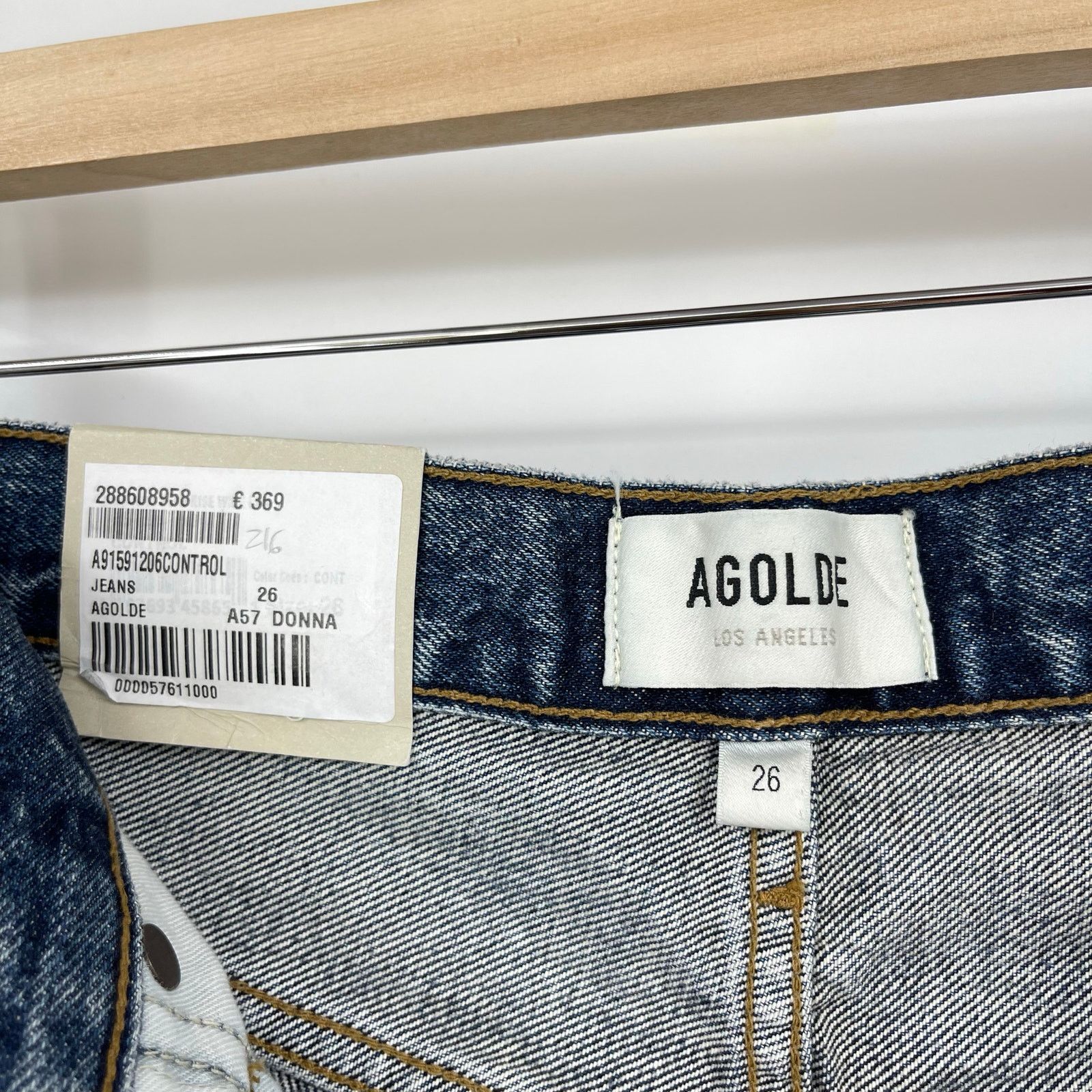 Agolde AGOLDE | NWT Dame High Rise Wide Leg Cuffed Jeans Control 26 Size 26" / US 2 / IT 38 - 5 Thumbnail