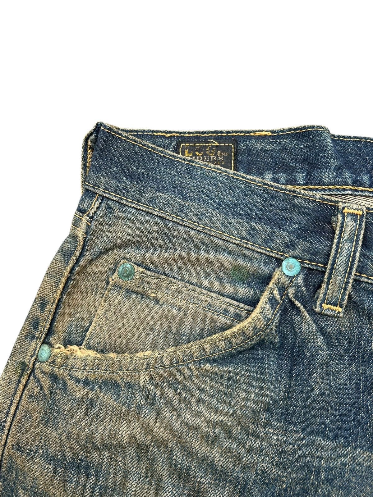 Japanese Brand × Kapital × Vintage Rusty Lee Selvedge Baggy Distressed Vintage Denim Jeans Size US 30 / EU 46 - 7 Thumbnail