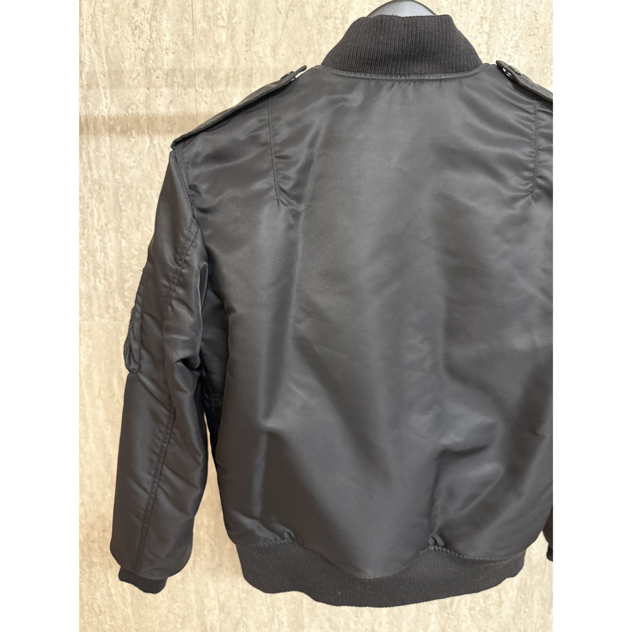 Saint Laurent Paris Saint Laurent Paris Womens Black Bomber Jacket F38 Size XS / US 0-2 / IT 36-38 - 7 Thumbnail