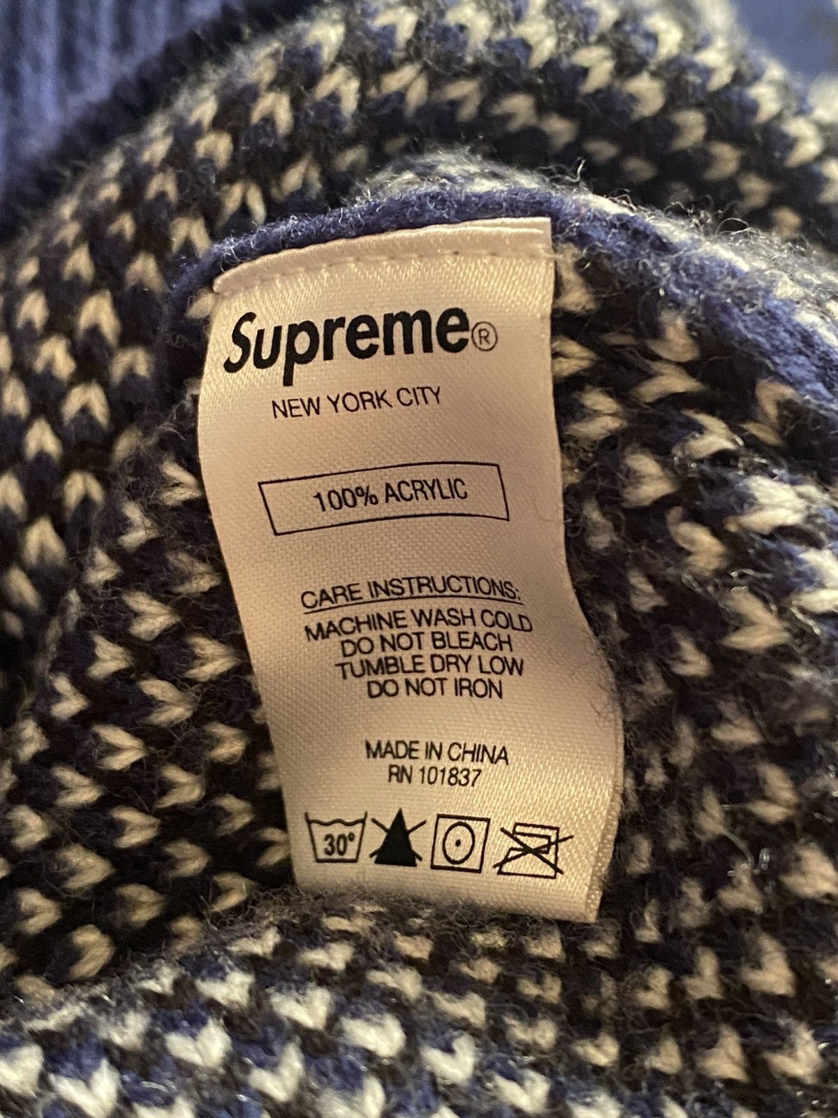 Supreme Supreme Bandana Sweater SS18 Size US XL / EU 56 / 4 - 8 Thumbnail