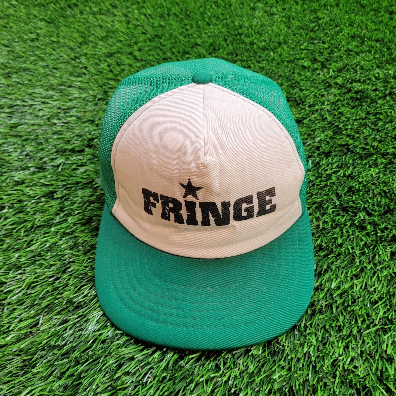 Other Magic Headwear Fringe Trucker Hat Snapback Tear/Stain OSFM Size ONE SIZE - 1 Thumbnail