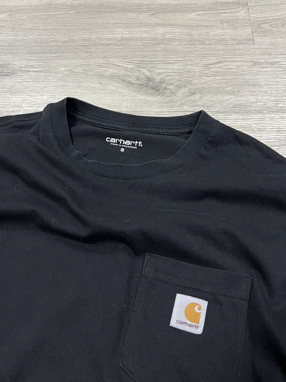 Carhartt Wip Carhartt Men's L/S Pocket T-Shirt Black Size S Long Sleeve Size US S / EU 44-46 / 1 - 3 Thumbnail