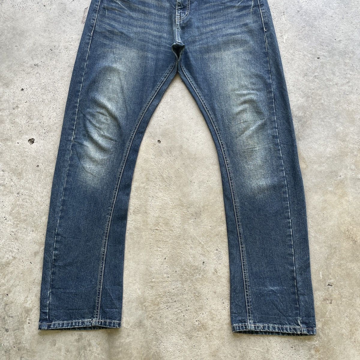 Japanese Brand W35x29.5 Vintage Japanese Jeans Faded Denim Pants Size US 35 - 4 Thumbnail