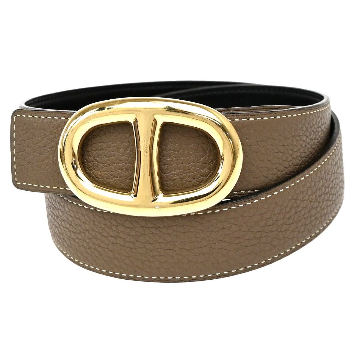 Hermes Hermes Chaine D'Ancre Reversible Belt Leather Size ONE SIZE - 1 Thumbnail