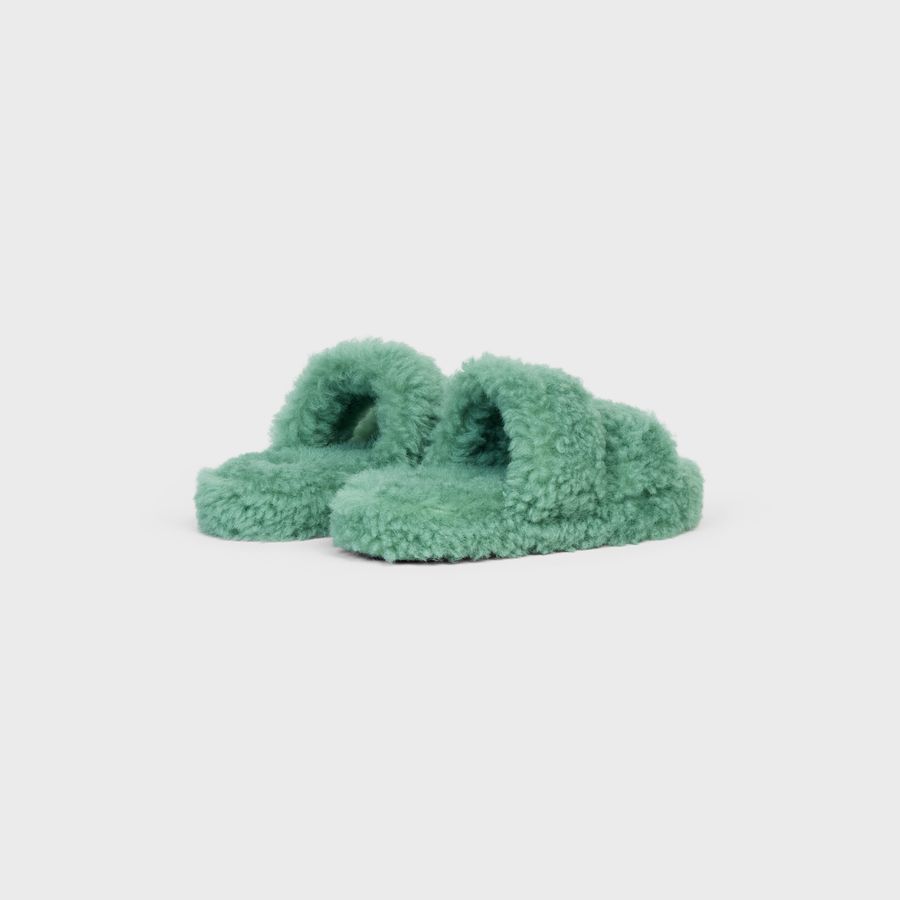 Celine o1loc1c1124 Slides in Green Size US 10 / IT 40 - 3 Thumbnail