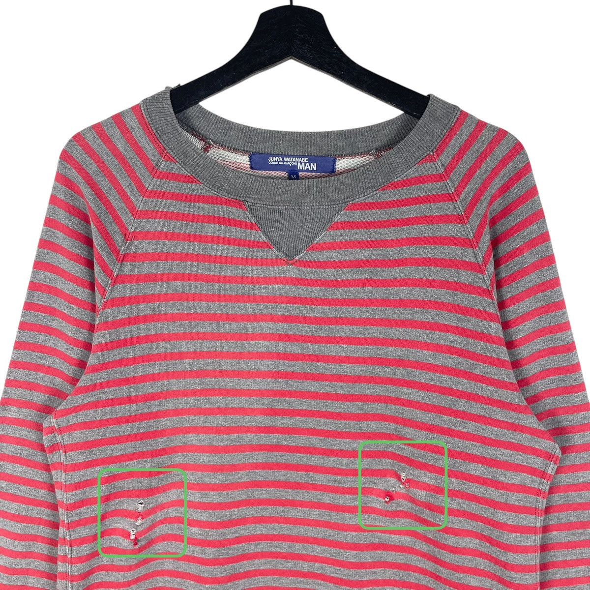 Comme des Garcons Junya Watanabe Man Comme Des Garcons Distressed Sweatshirt Size US M / EU 48-50 / 2 - 5 Thumbnail