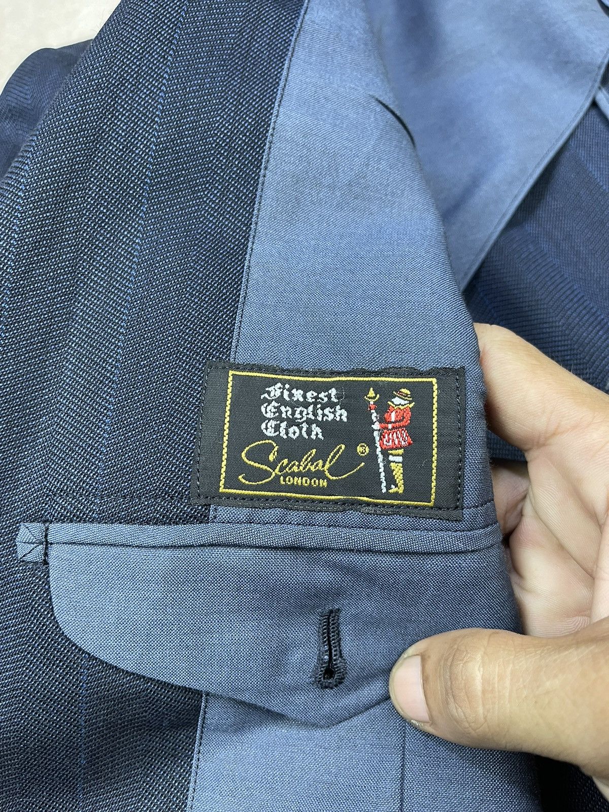 SCABAL SCABAL LONDON Finest English Cloth Blazer Size 38S - 9 Thumbnail