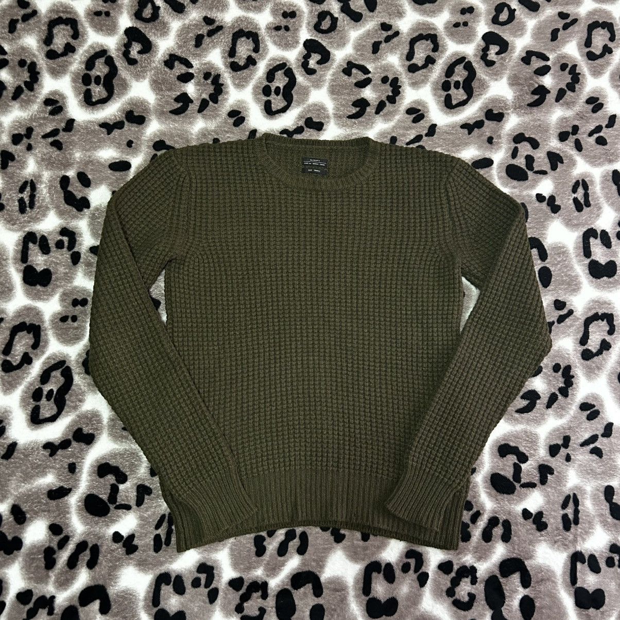 Allsaints Genuine Allsaints Otaru Crew Lamswool Knited Sweater Size US S / EU 44-46 / 1 - 1 Thumbnail