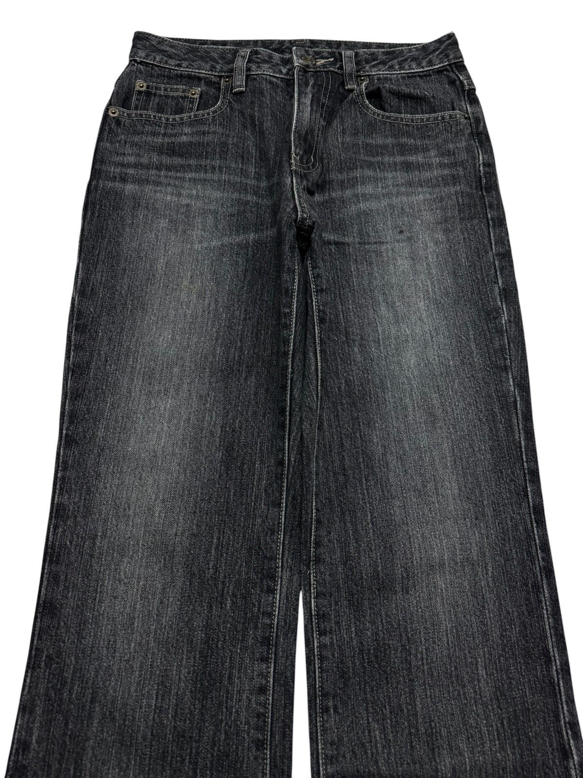 If Six Was Nine FLARED VINTAGE Y2K CLAWMARK WASHED BOOTCUT DENIM Size US 26 / EU 42 - 3 Thumbnail