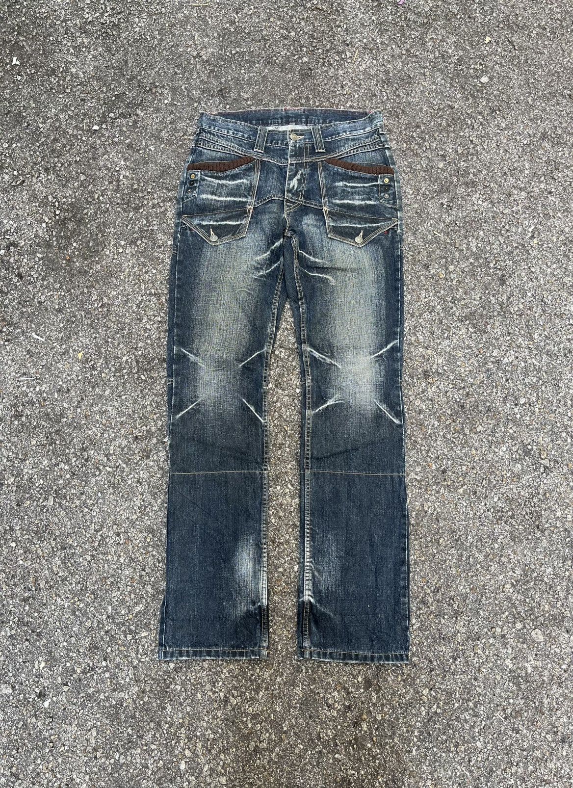 PPFM PPFM Jeans Japanese Brand Denim Bush Pants Size US 30 / EU 46 - 1 Thumbnail