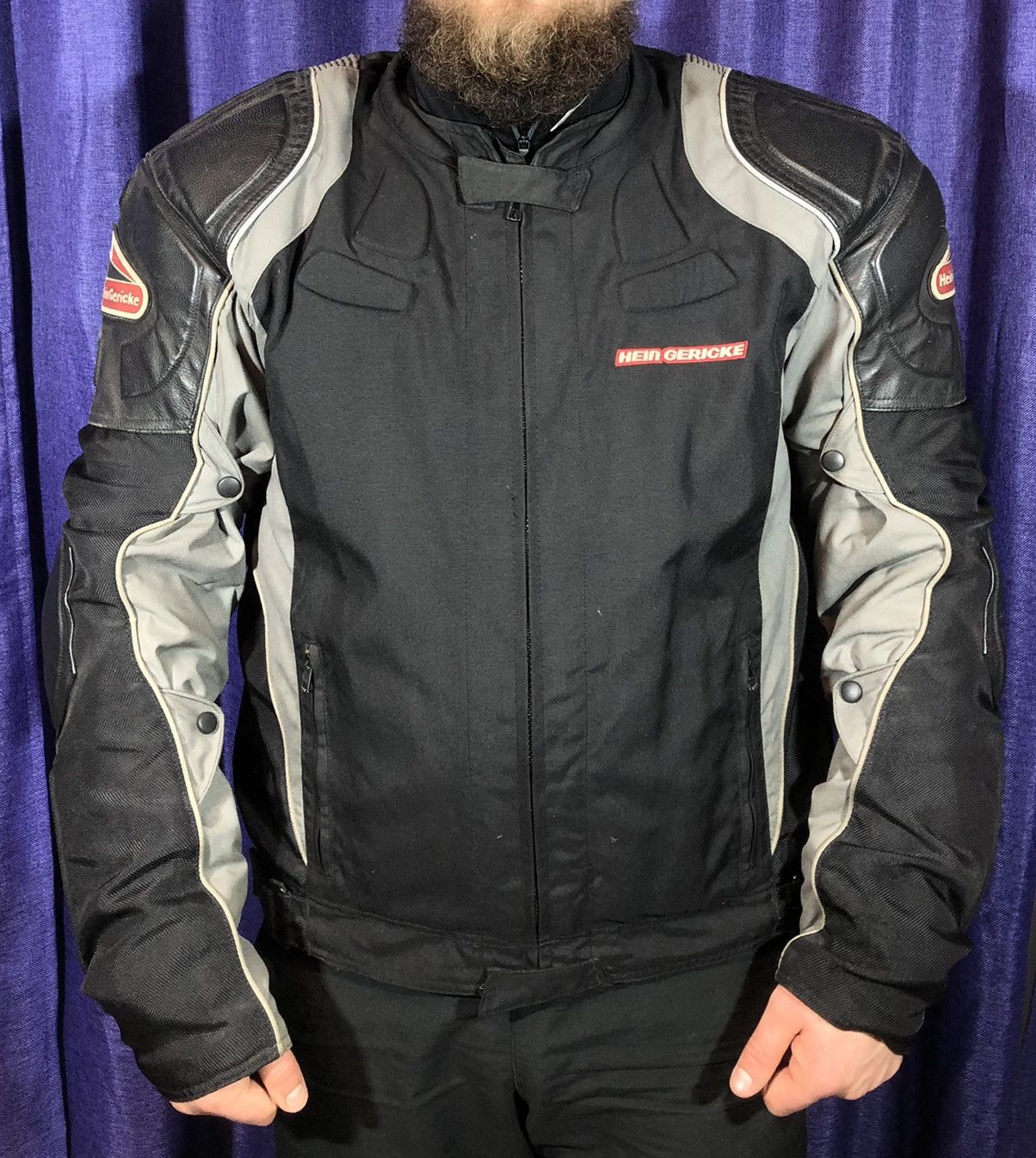 Harley Davidson × Hein Gericke × Honda Hain Gericke Motorcycle Moto Racing Jacket Size US XL / EU 56 / 4 - 3 Thumbnail