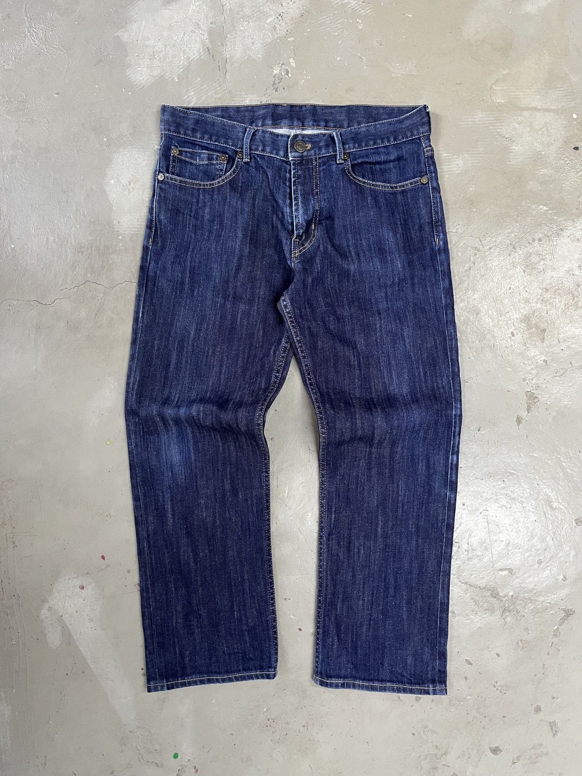 Burberry Burberry BRIT Non Selvedge Indigo Denim Straight Cut Jeans Size US 32 / EU 48 - 2 Thumbnail