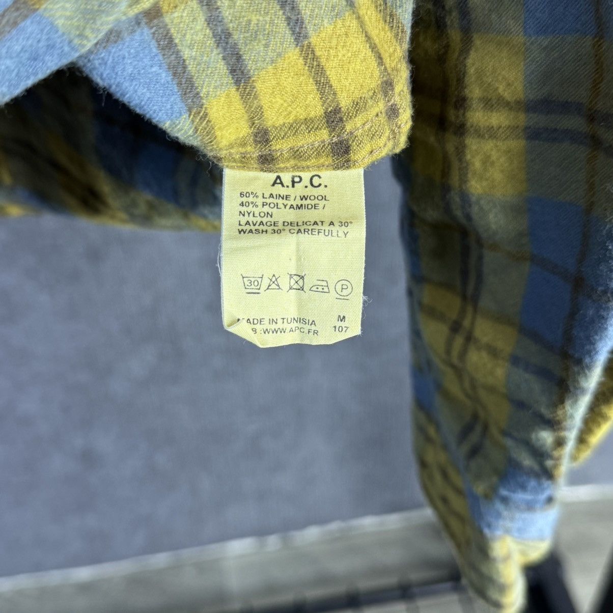 A.P.C. A.P.C. Plaid Flannel Shirt Rue Madame Paris Fits XS-S Size US XS / EU 42 / 0 - 4 Thumbnail
