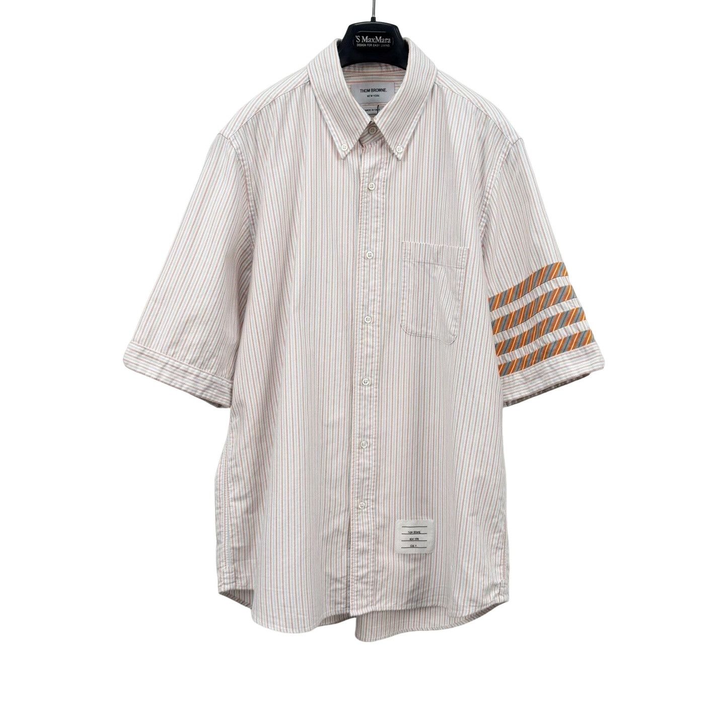 Thom Browne Thom Browne Striped 4-Bar Shirt Size 4 Size US XL / EU 56 / 4 - 1 Thumbnail