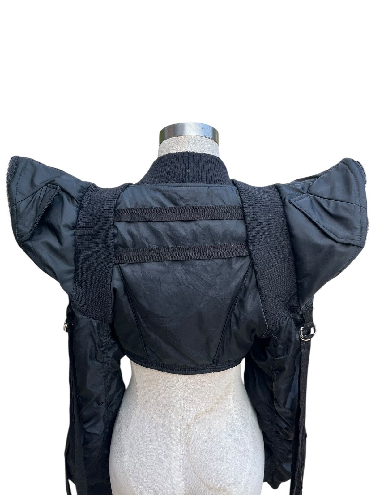 Designer Costum-made recontruct cropped jacket Size S / US 4 / IT 40 - 6 Thumbnail