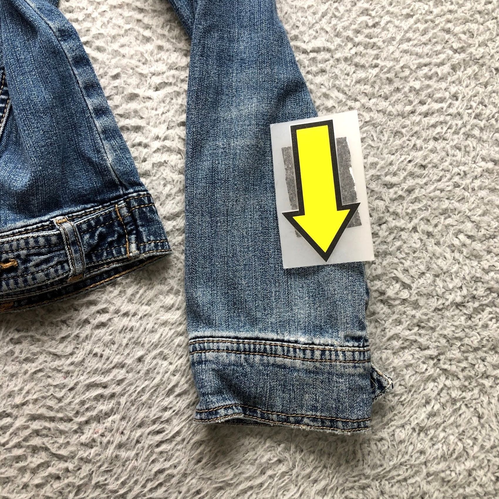 Wrangler VINTAGE Wrangler Denim Jean Trucker Jacket Womens S Long Sleeve Button Pockets Blue 90s Classic Casual Mens Womens Girls? Size S / US 4 / IT 40 - 4 Thumbnail