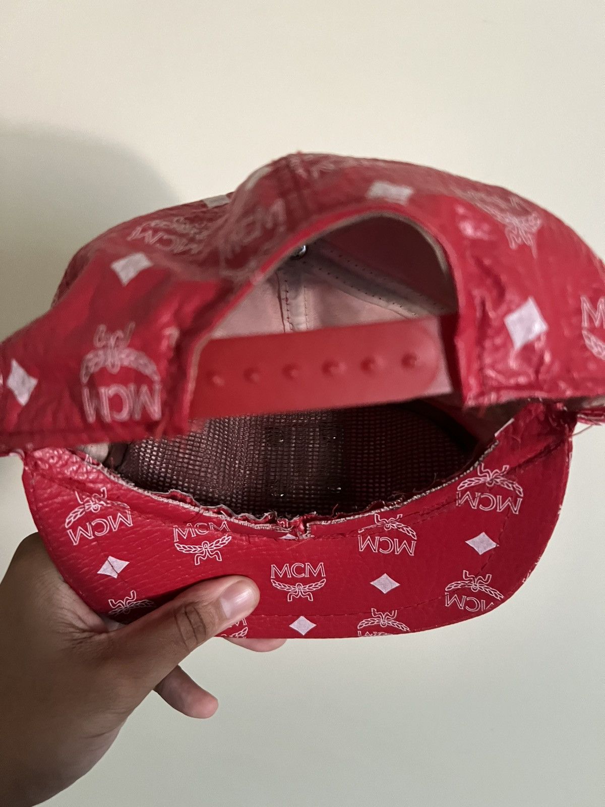 MCM MCM Monogram Snapback Hat Vintage 80s 90s Size ONE SIZE - 4 Thumbnail