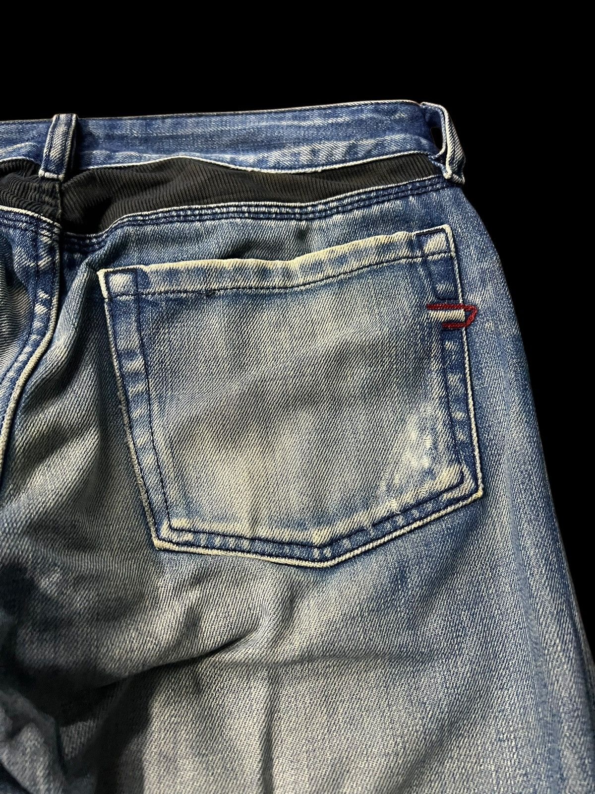 Diesel × If Six Was Nine × Le Grande Bleu (L.G.B.) 💥Baggy💥Diesel Industry Mud Wash Distress Jeans Size US 31 - 12 Thumbnail