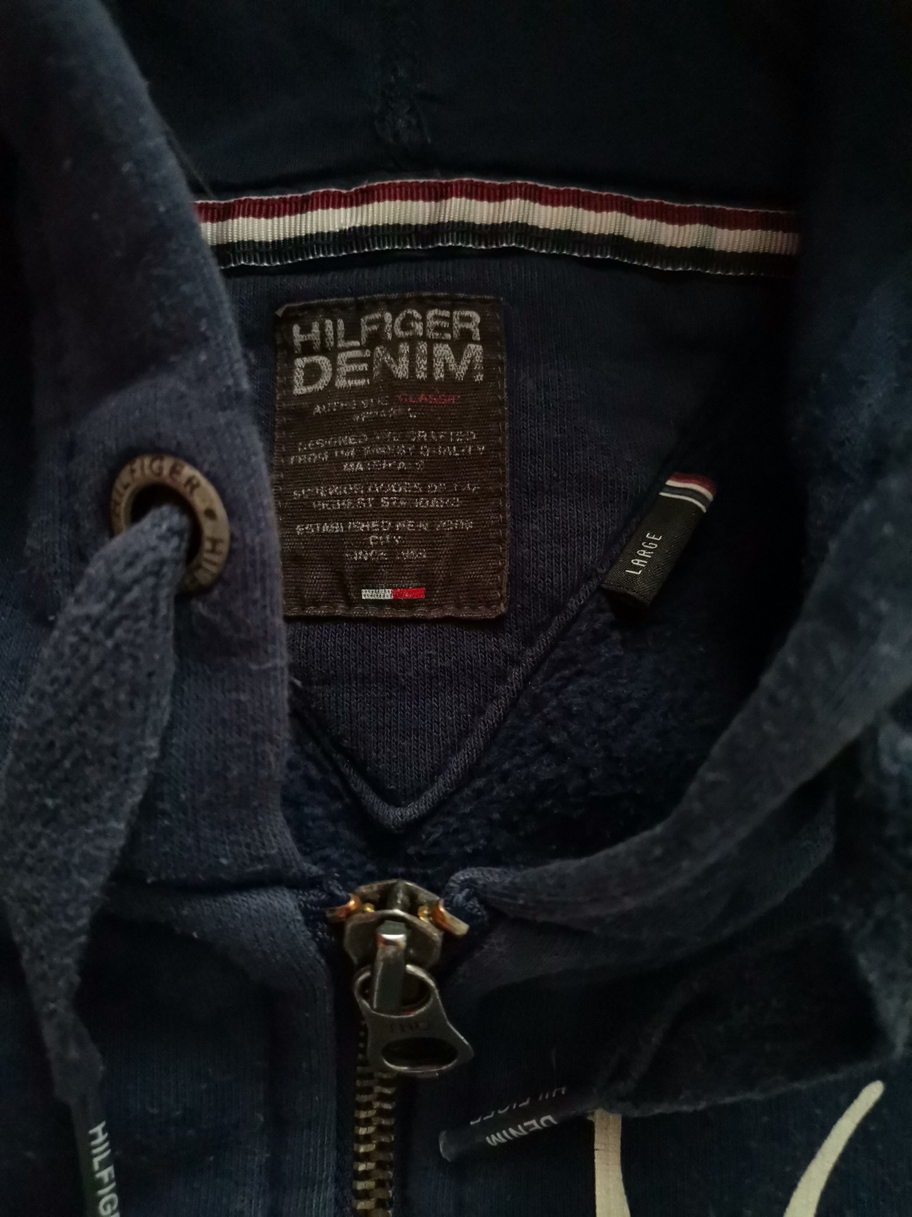 Tommy Hilfiger Hilfiger Denim Women's Zip Up Hoodie Size L / US 10 / IT 46 - 3 Thumbnail