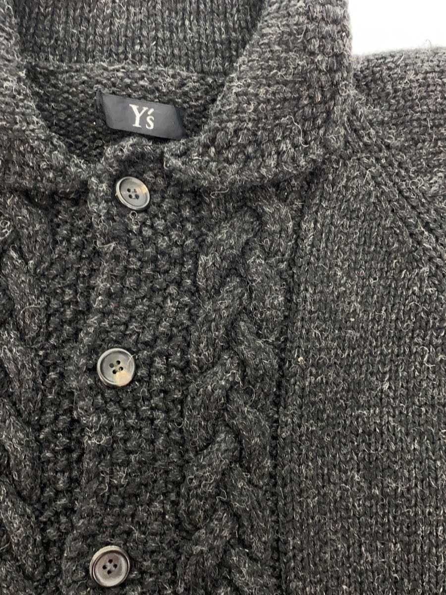 Yohji Yamamoto Cable Knit Wool Cardigan Size US M / EU 48-50 / 2 - 3 Thumbnail