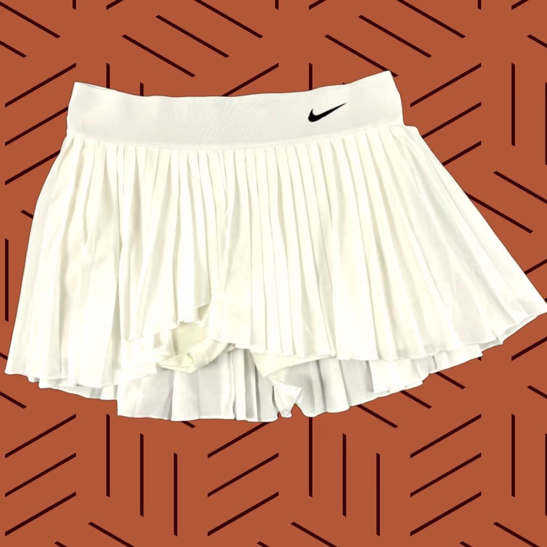Nike Nike Skort Skirt Womens XL White Golf Tennis Core Advantage Pleated DR6849-100 Size 40" / US 18 - 1 Thumbnail