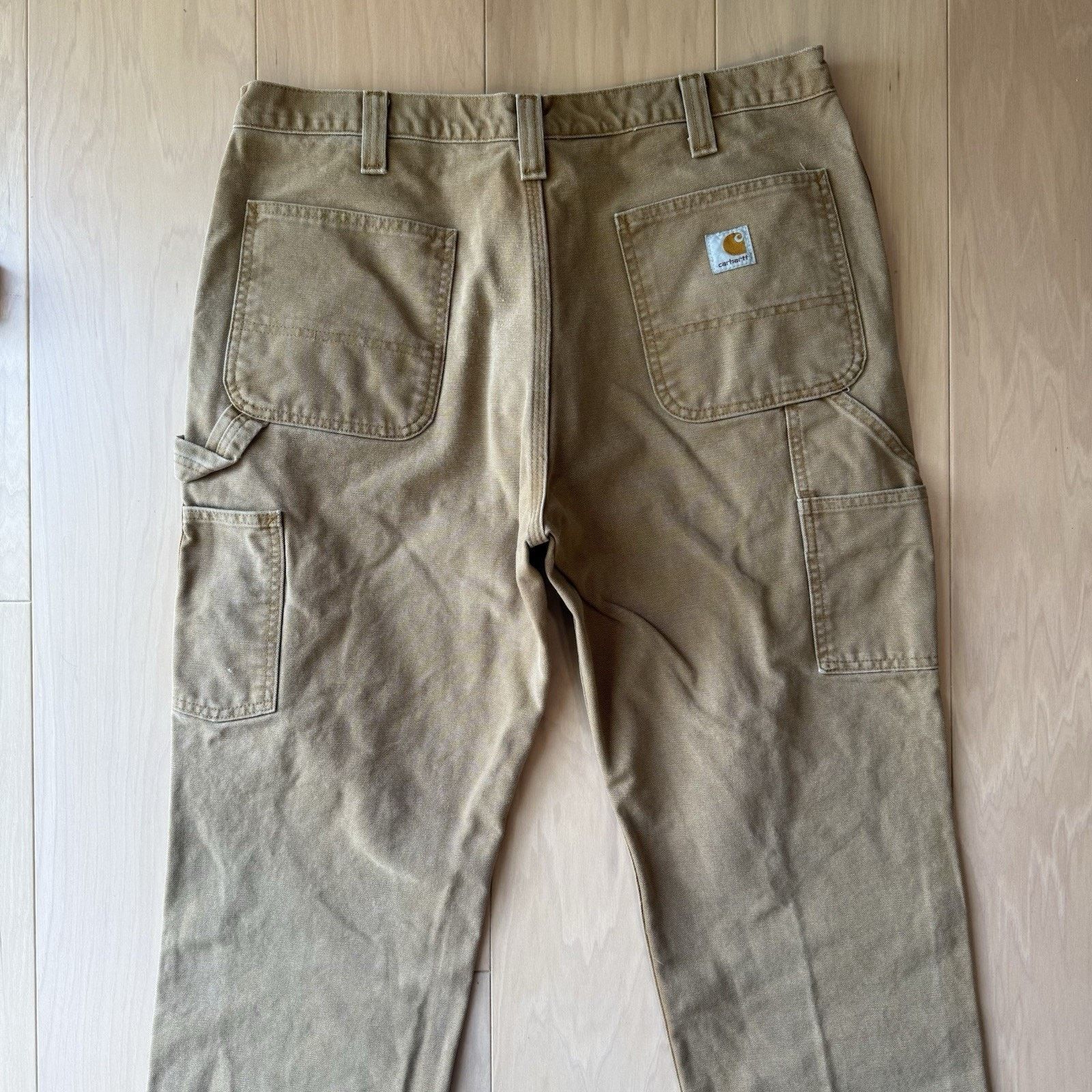 Carhartt × Vintage Vintage Carhartt Carpenter Pants 36 Brown Straight Leg Size US 36 / EU 52 - 6 Thumbnail