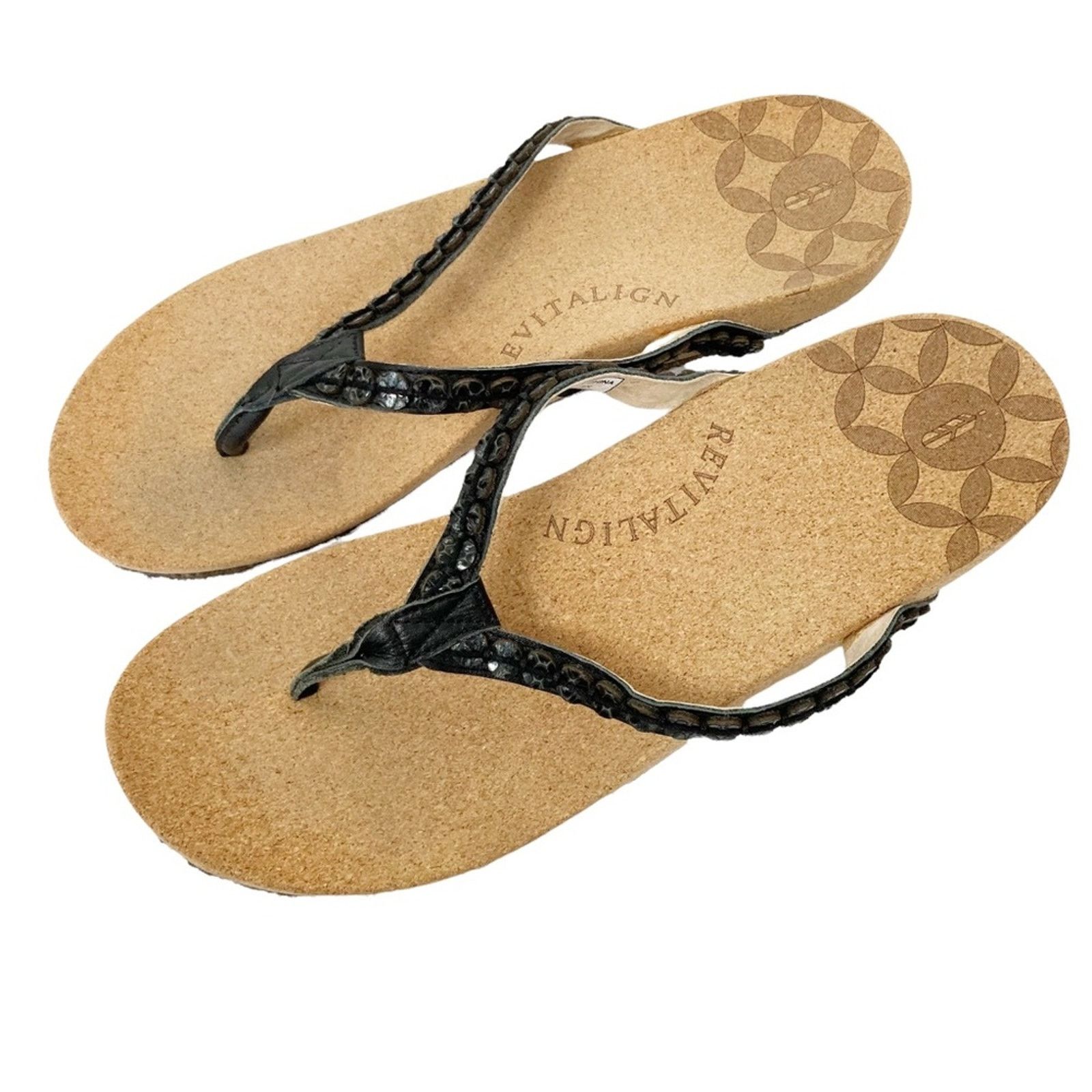 Other Revitalign Black Flip Flops Sz 9 Size US 9 / IT 39 - 4 Thumbnail