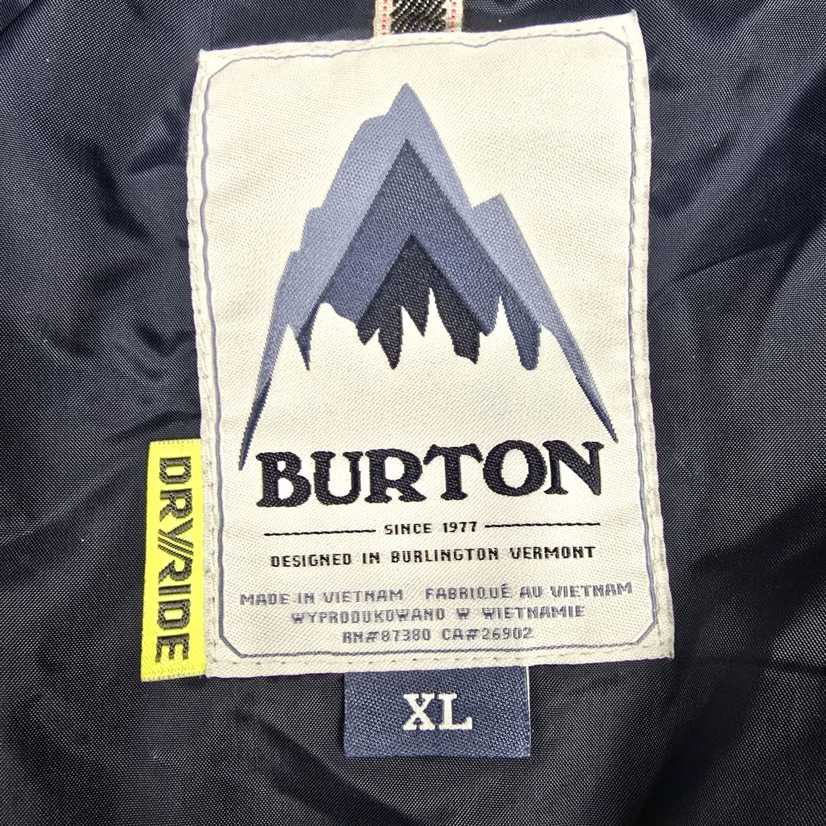 Burton Burton Jacket Mens XL Blue Dryride Hooded Insulated Ski Snowboard Parka Size US XL / EU 56 / 4 - 6 Thumbnail