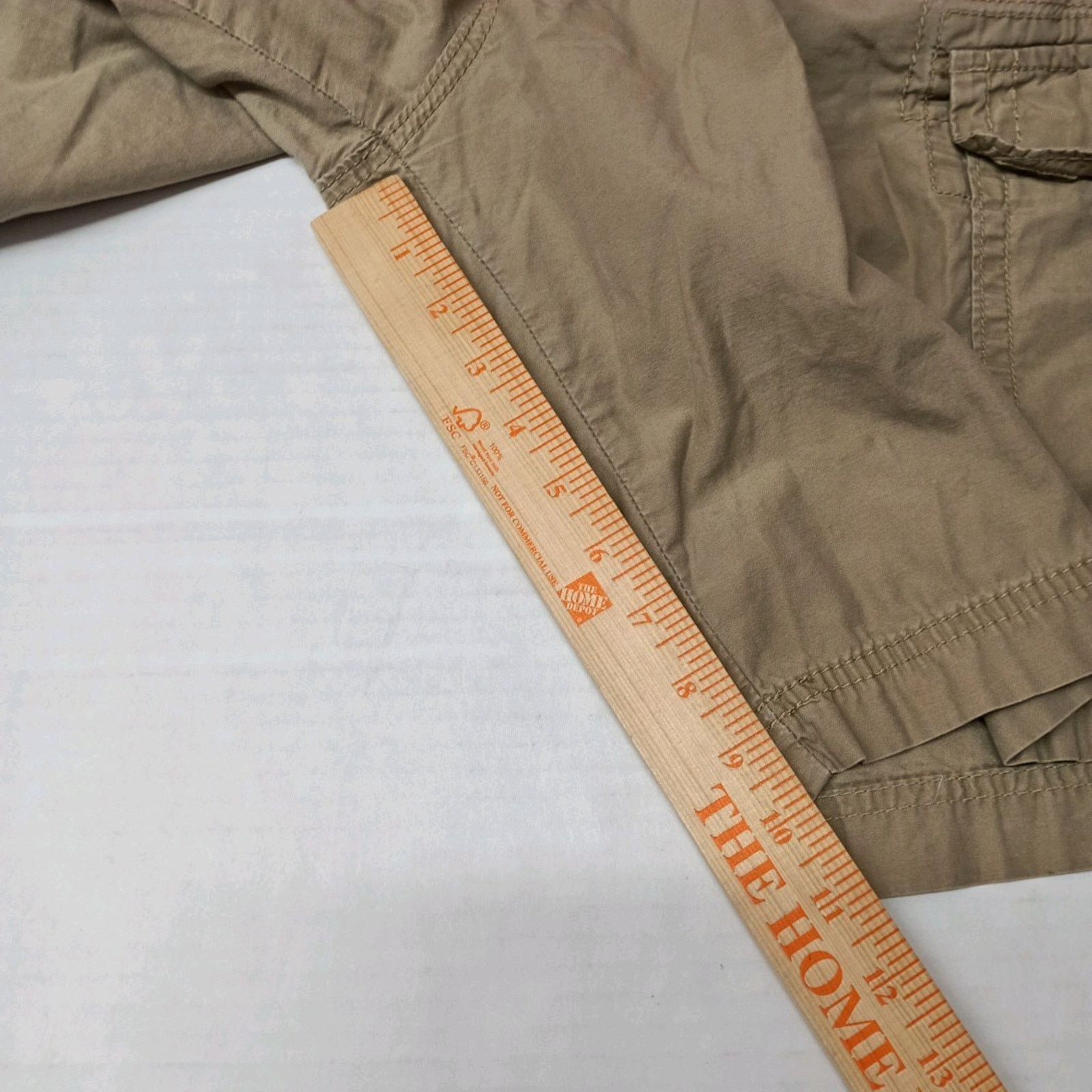 UNIONBAY Unionbay Men's Cargo Shorts Size 42 Beige 100% Cotton Size US 42 / EU 58 - 2 Thumbnail