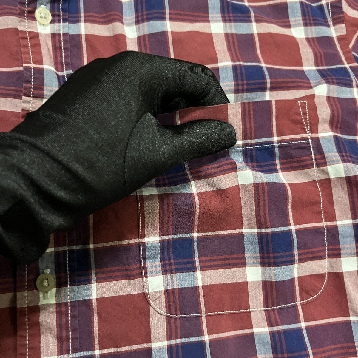Japanese Brand × Uniqlo × Vintage Uniqlo Checkered Button Up Shirt Size US M / EU 48-50 / 2 - 3 Thumbnail
