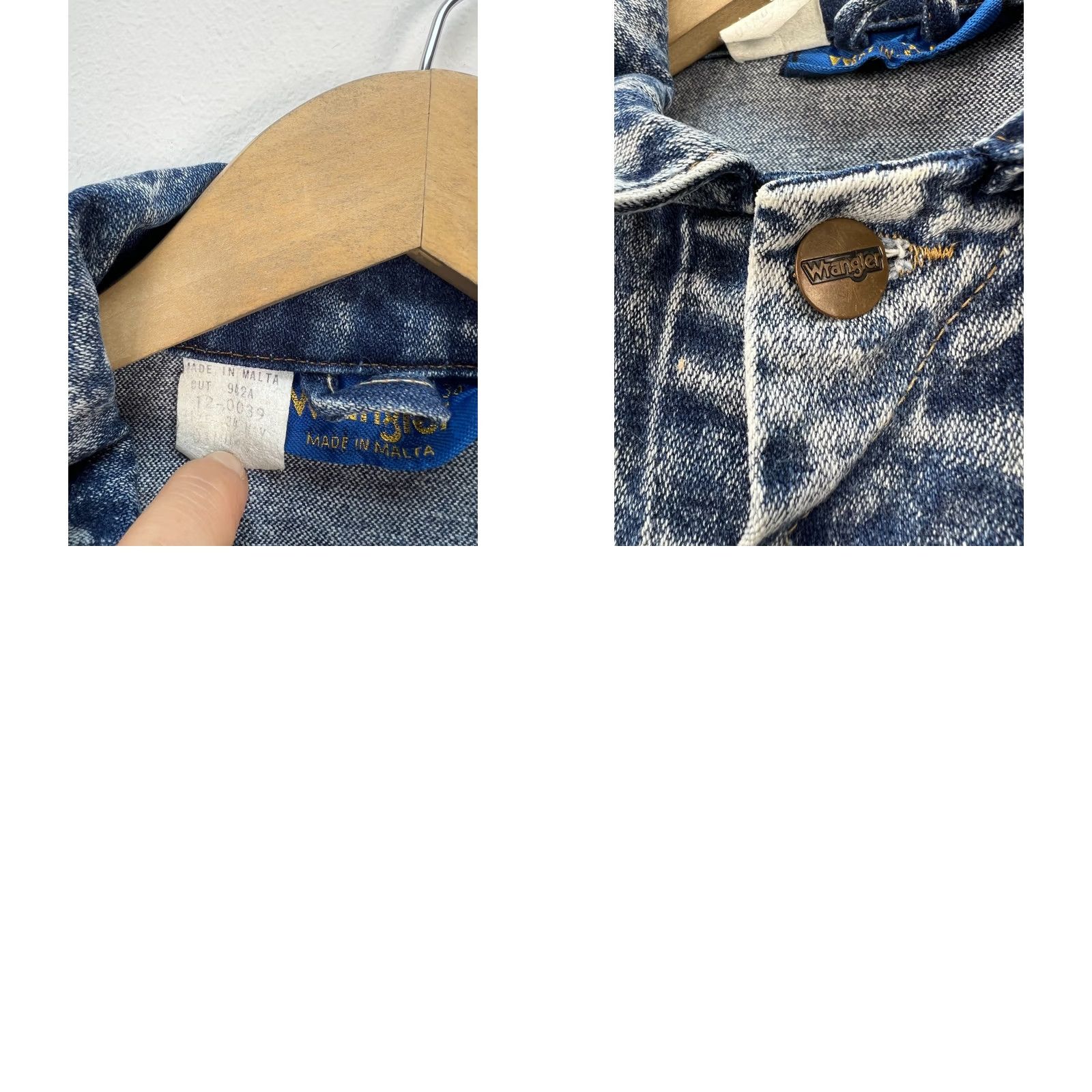 Wrangler VINTAGE Wrangler Denim Jacket Custom Metallica Patch 1989 Rock Heavy Metal XS Size XS / US 0-2 / IT 36-38 - 9 Thumbnail