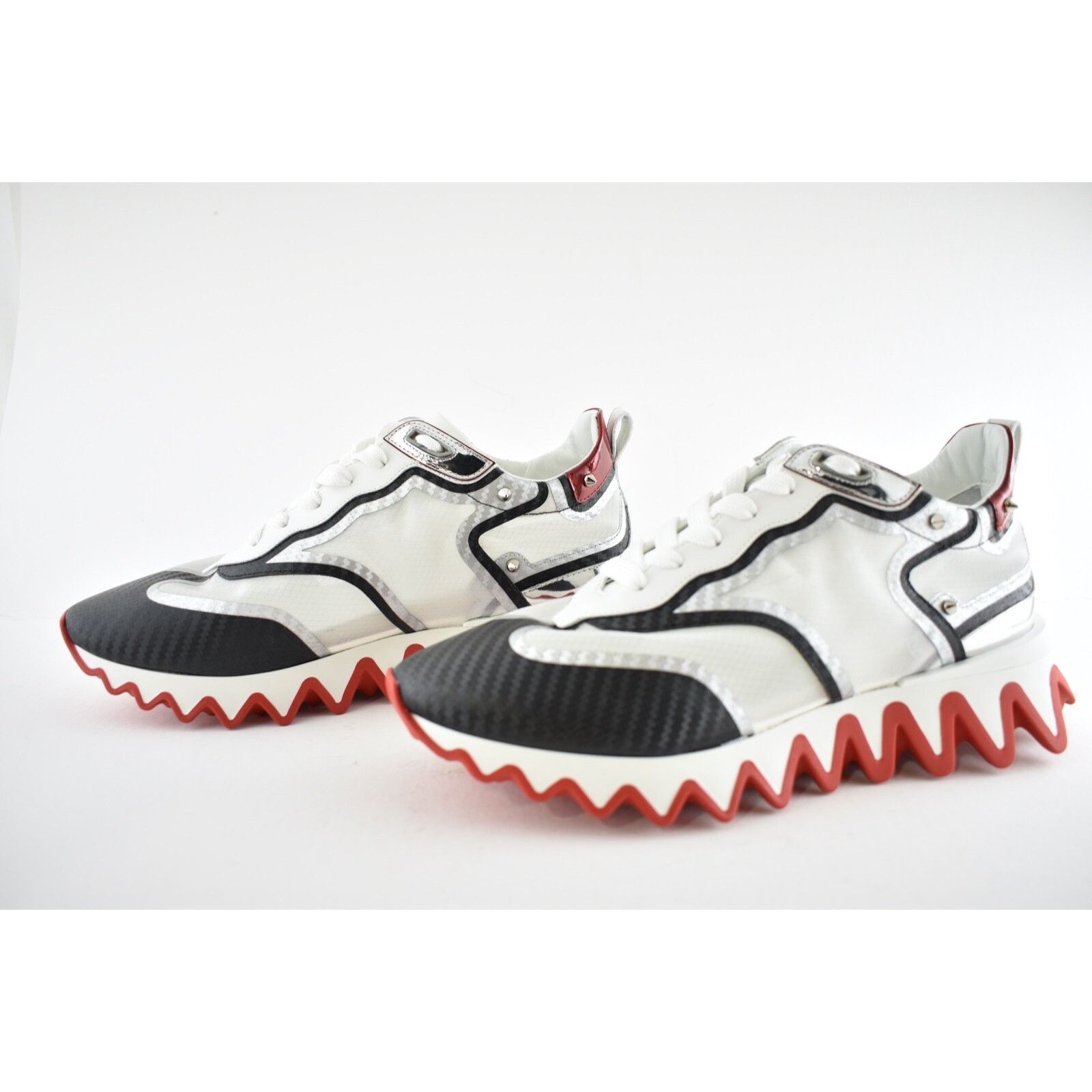 Christian Louboutin Christian Louboutin Mens Sharkina Uomo Flat Black Platform Size US 9 / EU 42 - 9 Thumbnail
