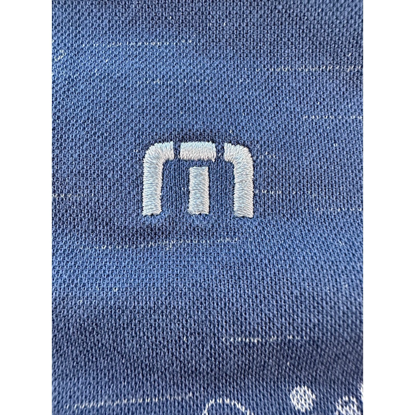 TravisMathew Travis Mathew Boats Buoy Polo Shirt Mens XL Blue Cotton Poly Size US XL / EU 56 / 4 - 4 Thumbnail