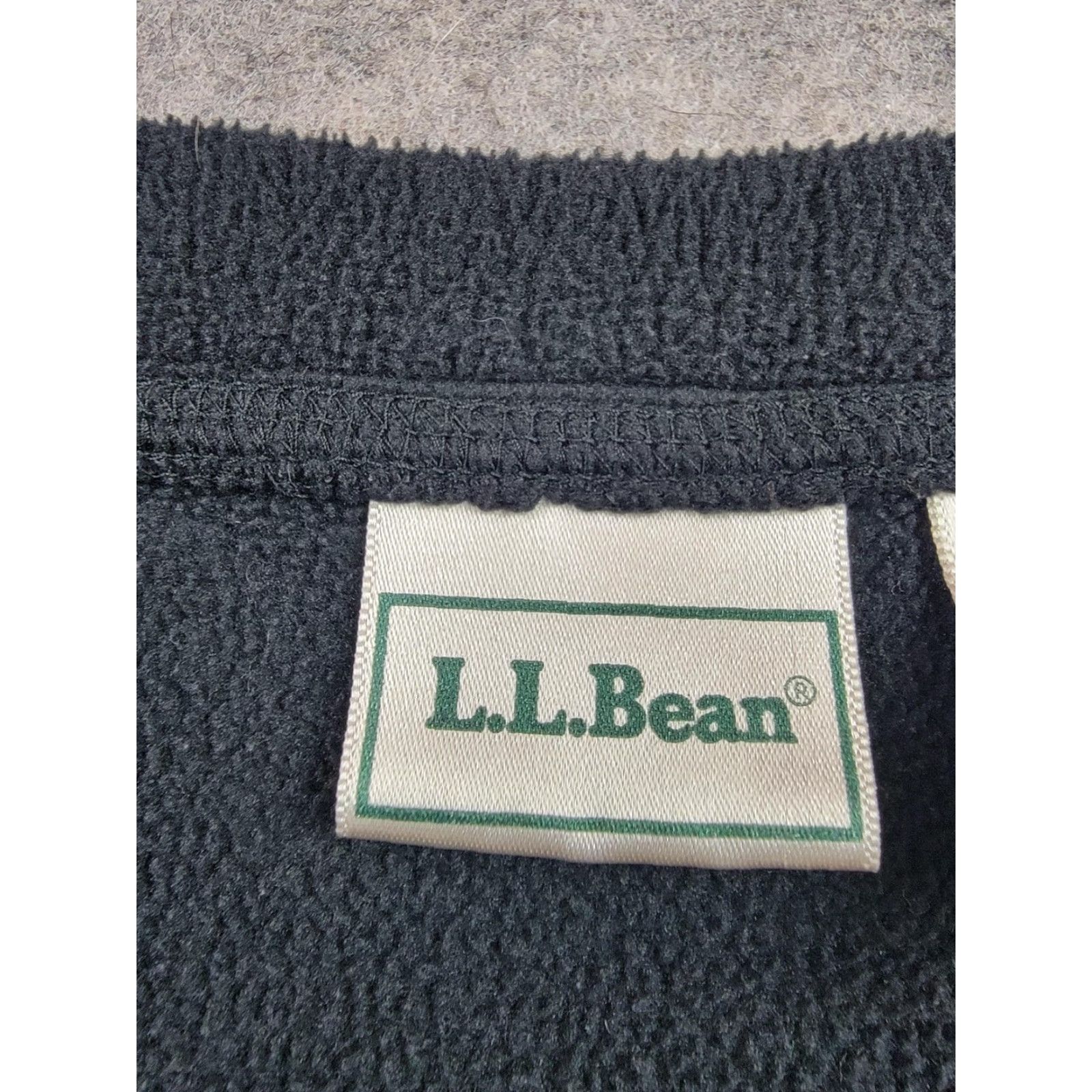 Vintage LL Bean Pullover Womens Large Fleece V Neck Long Sleeve Warm Outdoors Hiking Size L / US 10 / IT 46 - 2 Thumbnail
