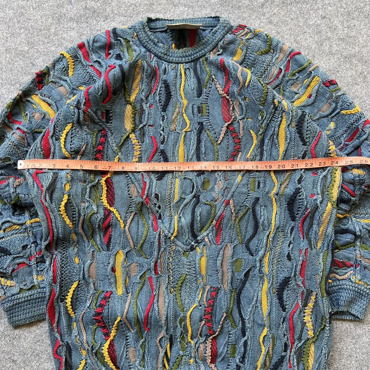 Coogi × Vintage Crazy Vintage Coogi Blues 3D Cable Knit Sweater Size US L / EU 52-54 / 3 - 6 Thumbnail