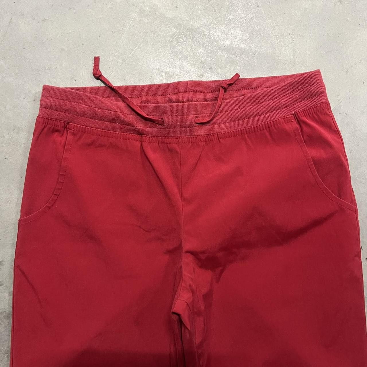 Vintage Vintage Y2K/2000s Flared Red Sweatpants ! Size US 30 / EU 46 - 2 Thumbnail