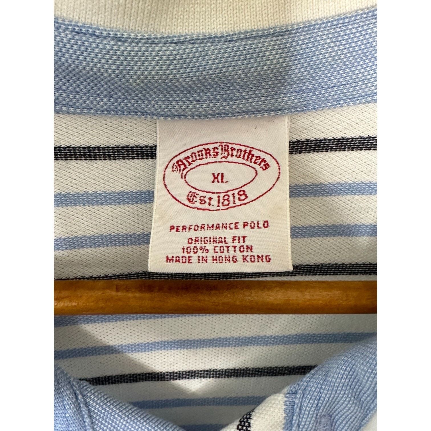 Brooks Brothers Brooks Brothers Performance Short Sleeve Polo Shirt Men's XL Size US XL / EU 56 / 4 - 4 Thumbnail