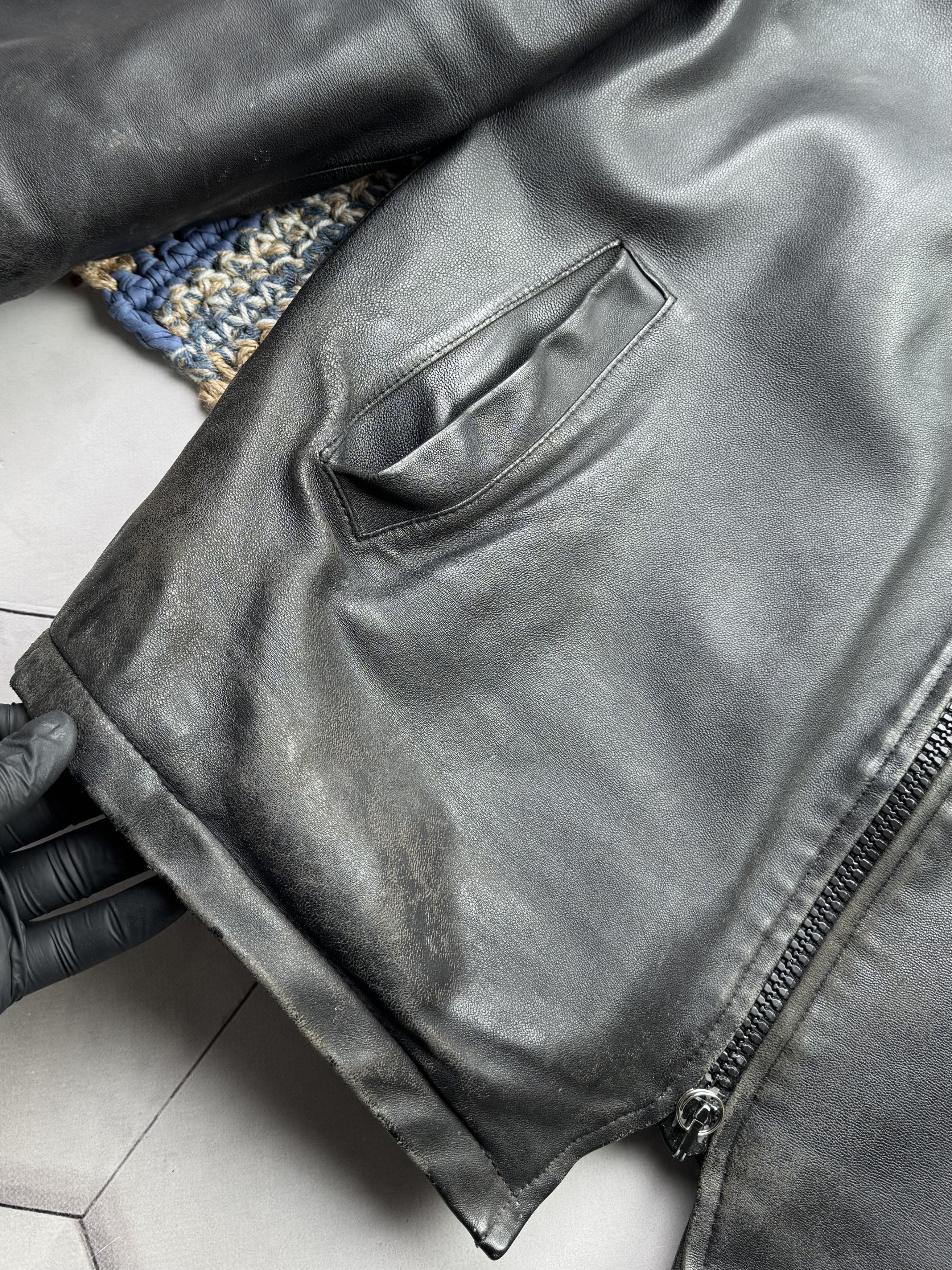 Japanese Brand Vintage Leather Jacket (E4) Size US M / EU 48-50 / 2 - 3 Thumbnail