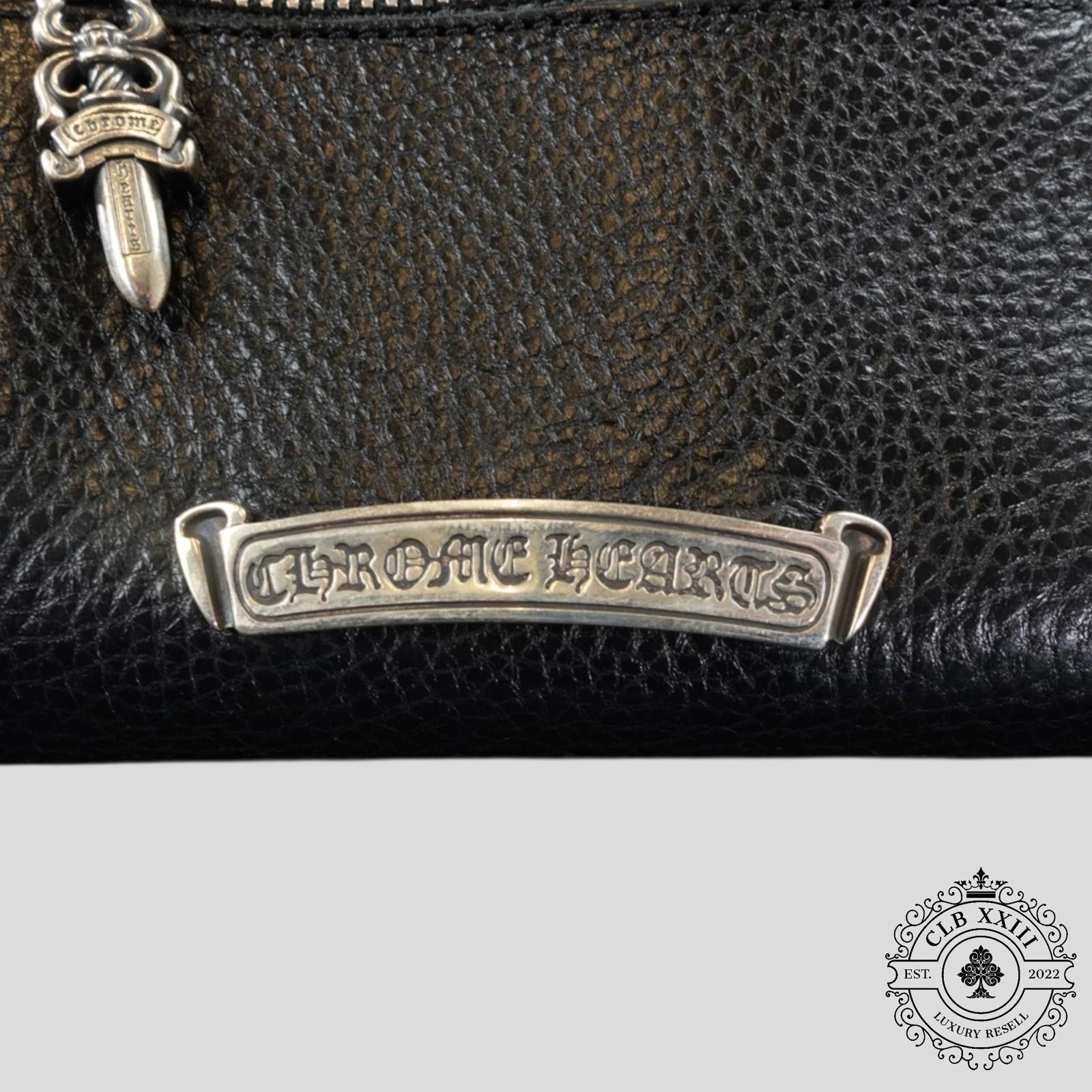 Chrome Hearts Chrome Hearts Short Wave Wallet in Black Size ONE SIZE - 4 Thumbnail