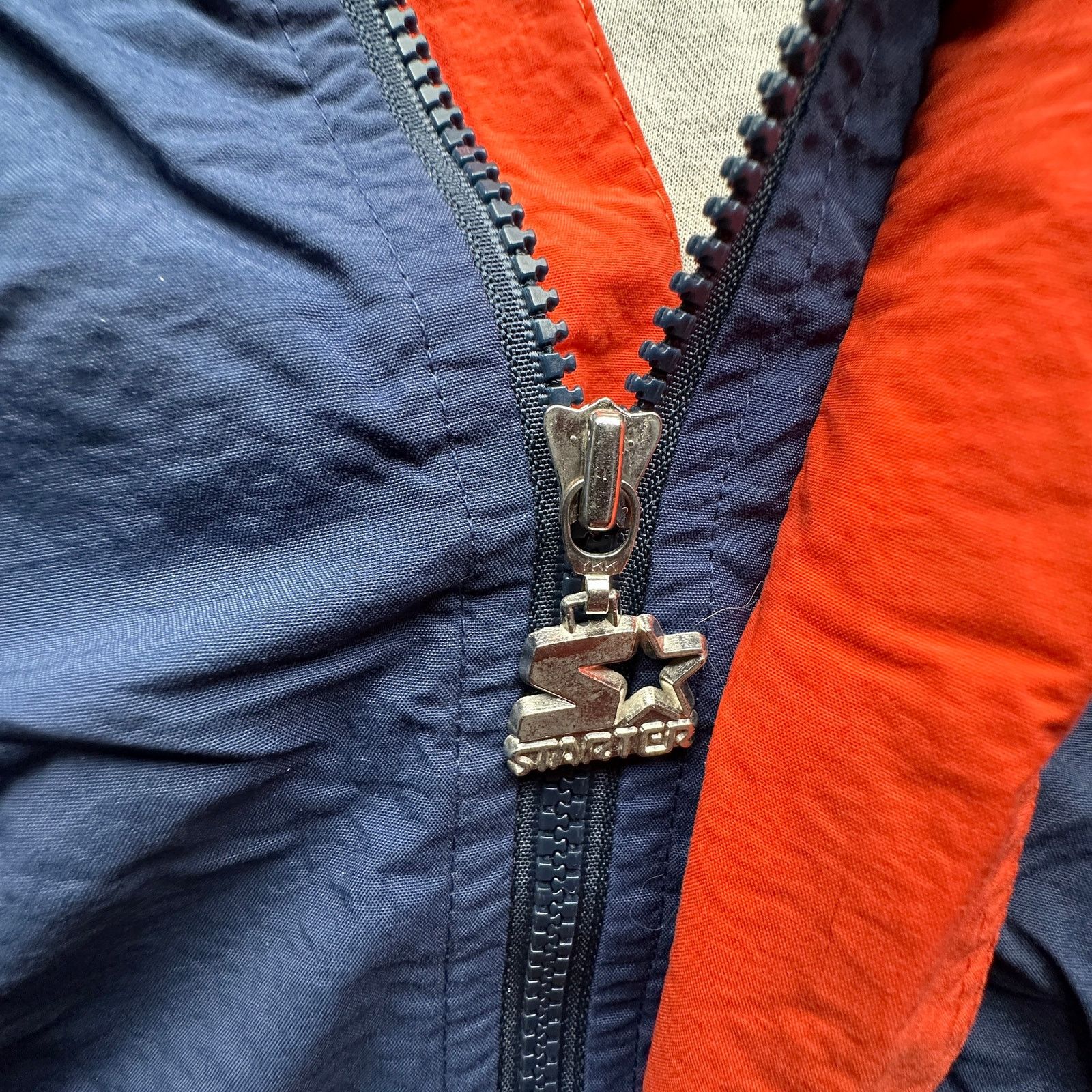 Starter Vintage 90s Starter Syracuse Windbreaker Jacket Men XL Navy Size US XL / EU 56 / 4 - 7 Thumbnail