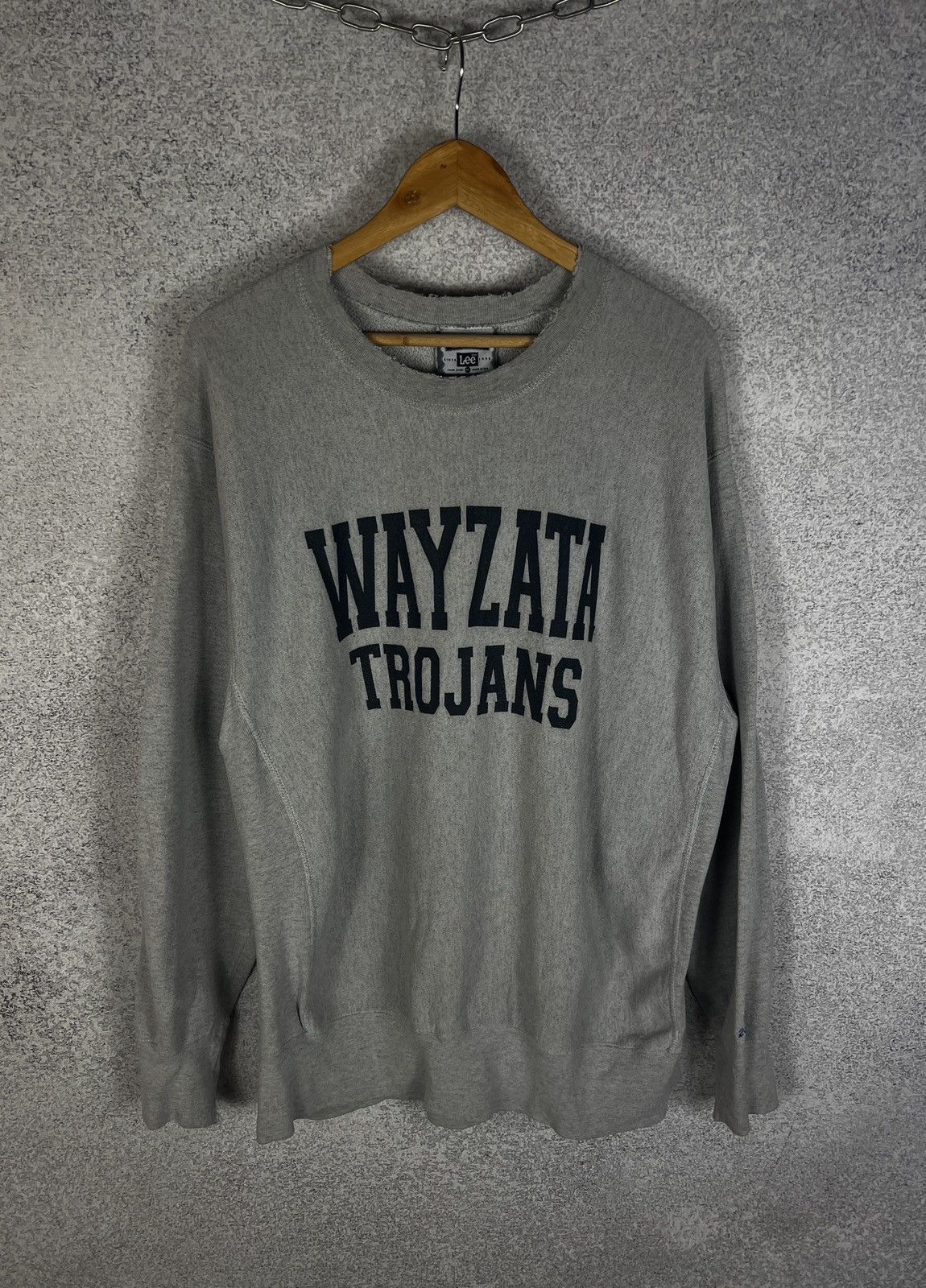 Lee Vintage Lee Wayzata Trojans Minnesota Highschool Sweatshirt Size US XL / EU 56 / 4 - 1 Thumbnail