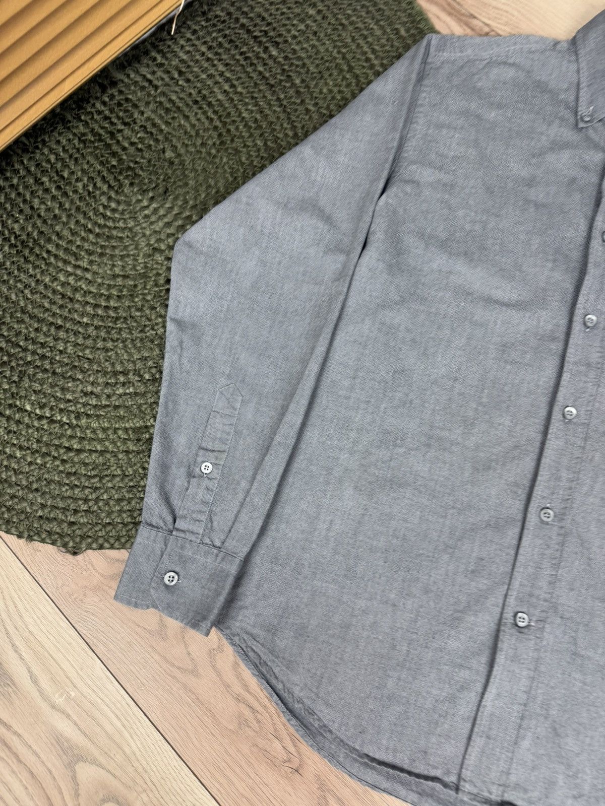 Ermenegildo Zegna Ermenegildo Zegna Shirt Mens M Gray Button UpCasual Size US M / EU 48-50 / 2 - 2 Thumbnail