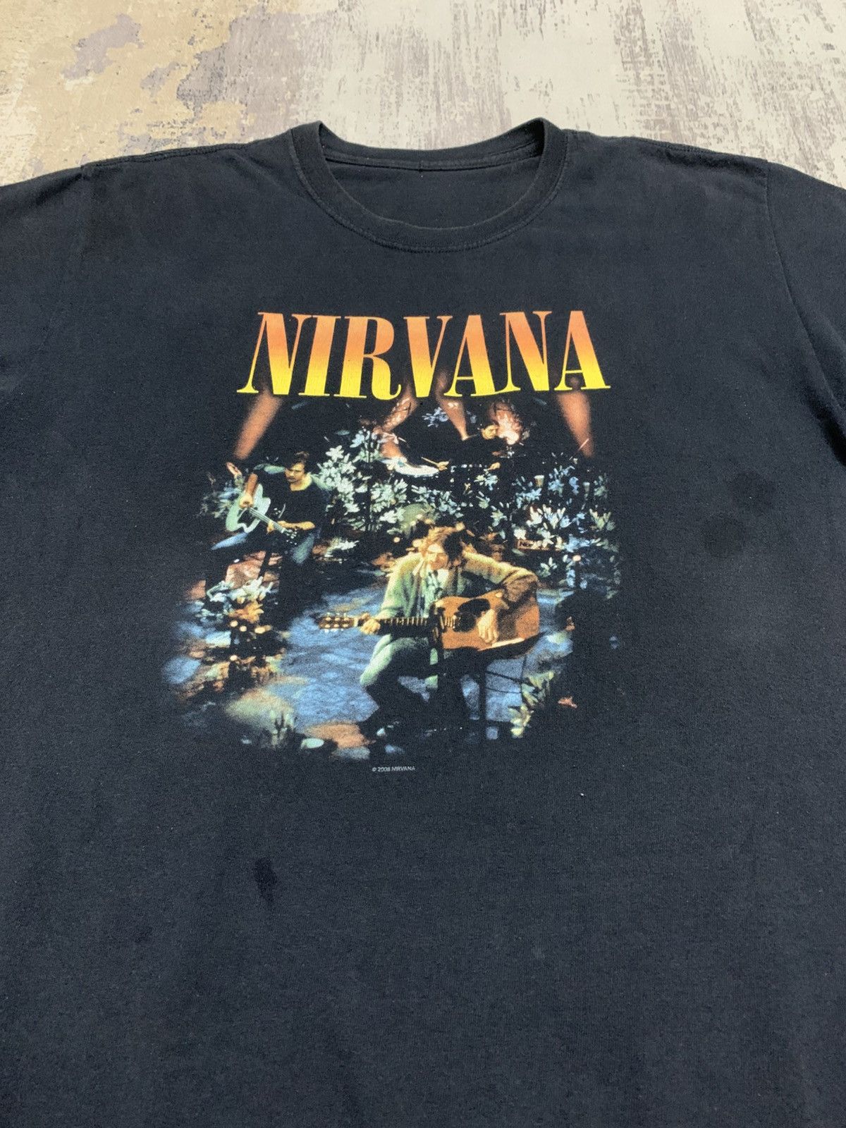 Band Tees Vtg Nirvana MTV Unplugged In New York Band Tee Kurt Cobain Size US L / EU 52-54 / 3 - 2 Thumbnail
