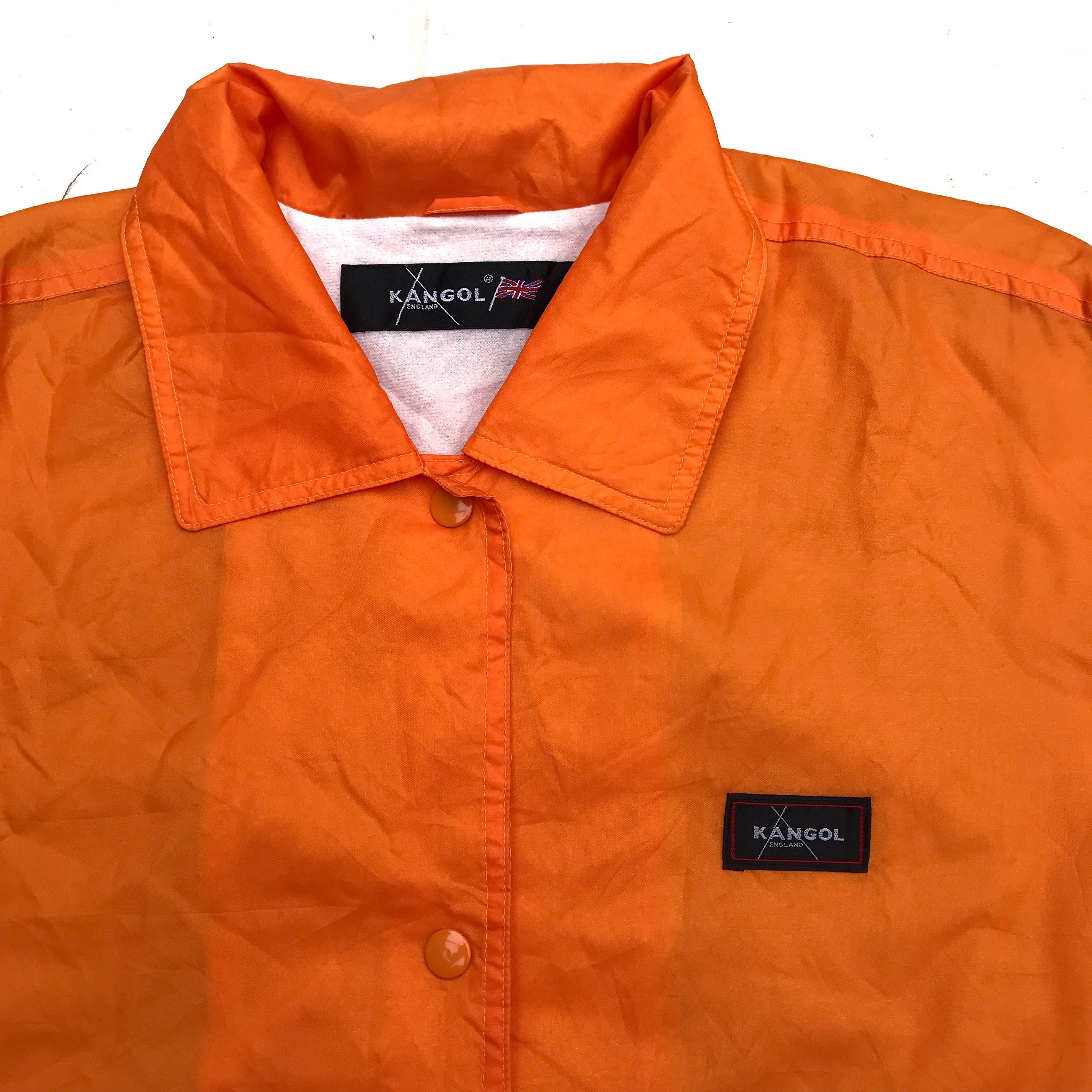 Kangol × Other UK × Vintage Vintage Kangol Windbreaker Orange Jacket button zip sizs Xl Size US XL / EU 56 / 4 - 3 Thumbnail