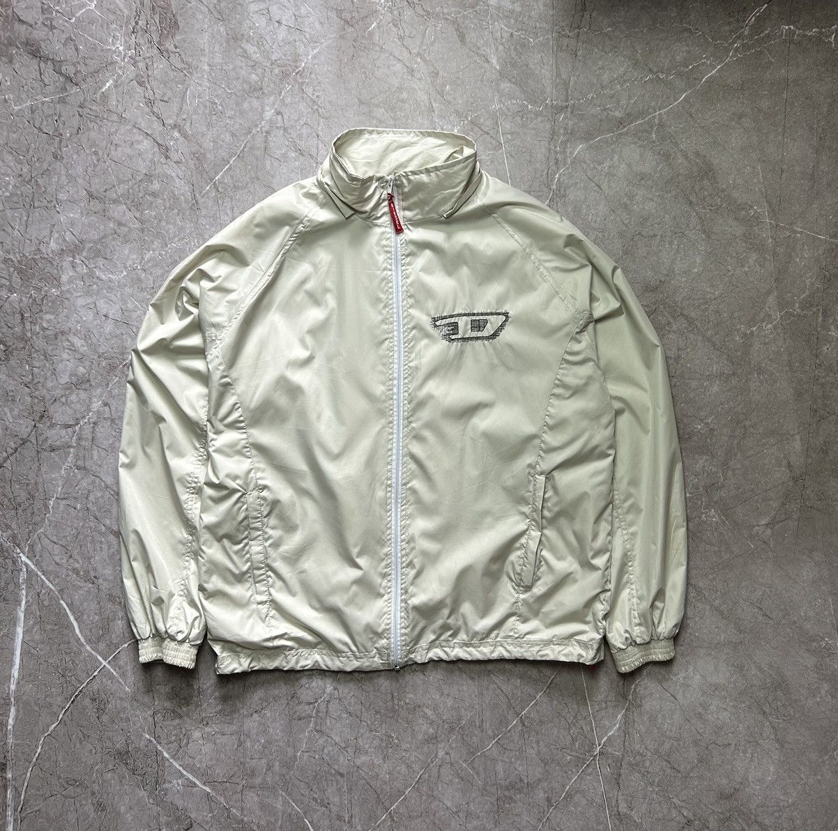 Designer × Diesel × Vintage Vintage Diesel Big Logo nylon Jacket Size US XL / EU 56 / 4 - 4 Thumbnail