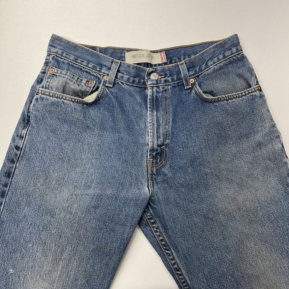 Levi's × Vintage Levis 505 Jeans Blue Straight Regular Fit Distressed Y2K Size US 34 / EU 50 - 6 Thumbnail