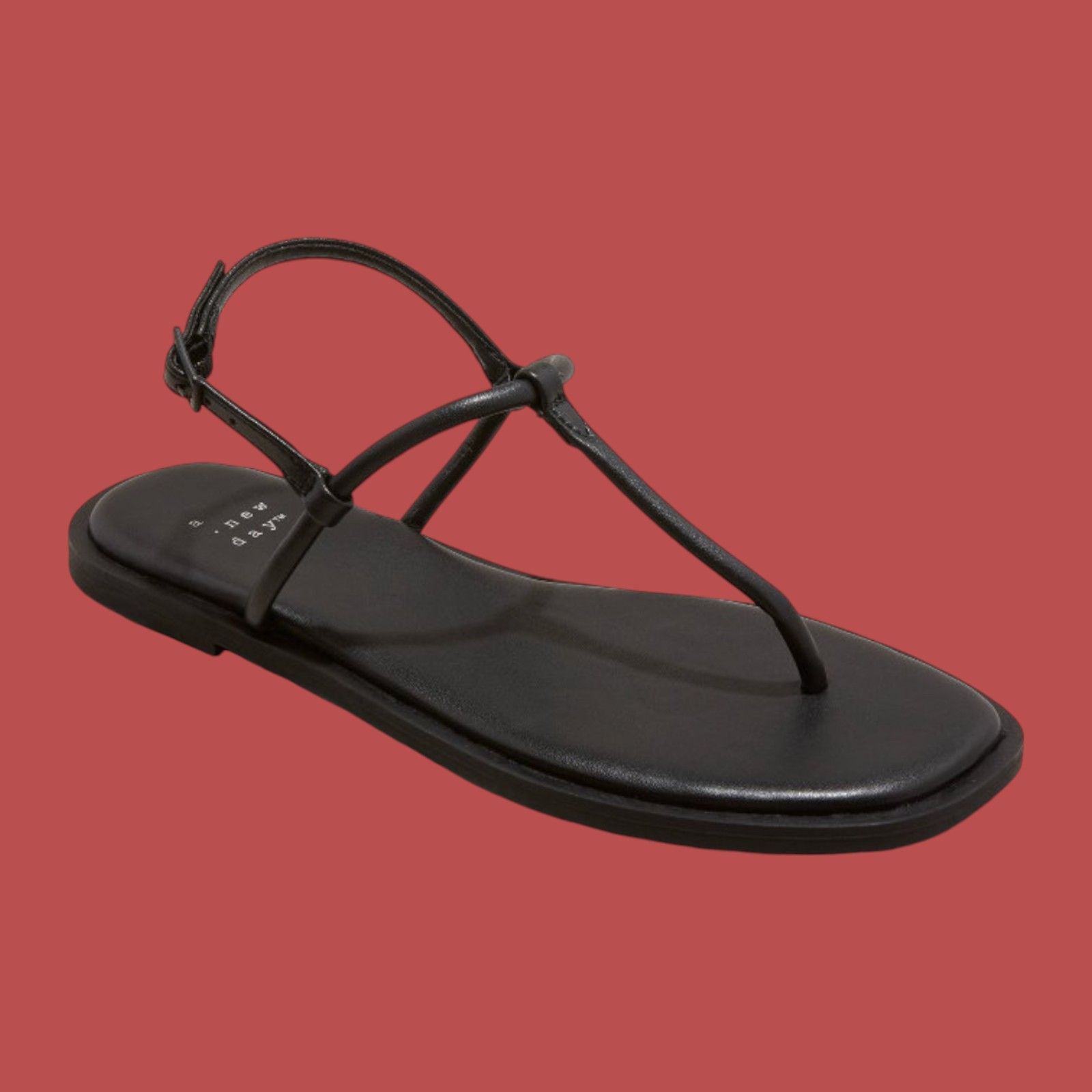 Other A New Day - Women's Tiffany Ankle Strap Sandals - Black - 8 Size US 8.5 / IT 38.5 - 1 Thumbnail