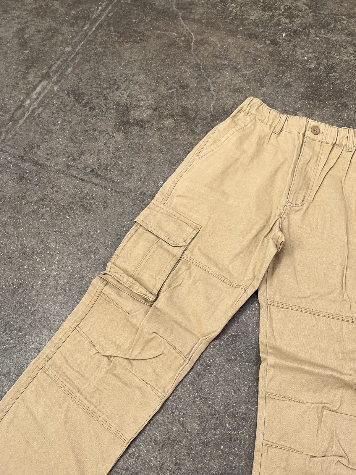 Vintage Vintage Cargo Pants Tan Size US 30 / EU 46 - 3 Thumbnail