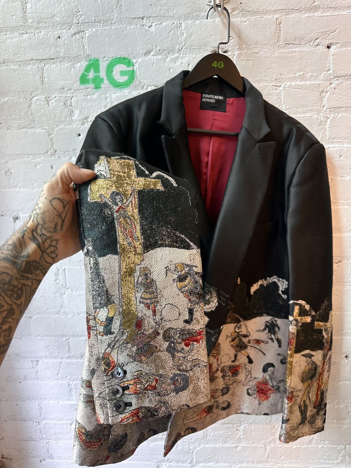 Enfants Riches Deprimes ERD CROSS RUNWAY JACKET BLAZER L/XL 4GSELLER Size US XL / EU 56 / 4 - 2 Thumbnail